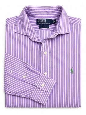 Polo Ralph Lauren Stanton Classic Fit Button Down Shirt Medium Lavender